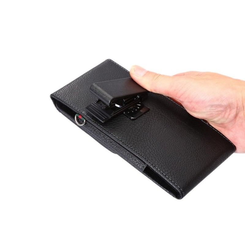 DFV mobile - Magnetic Leather Card Holder Case Belt Clip