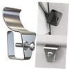 TEHAUX 1set Punch Vinyl Siding Clips Outdoor Hanging Hooks for