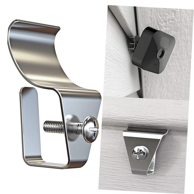 TEHAUX 1set Punch Vinyl Siding Clips Outdoor Hanging Hooks for