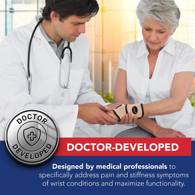 Doctor Developed Wrist Brace - Wrist wrap for Carpal Tunnel