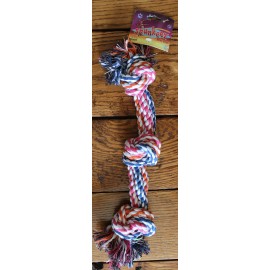 Spunkeez Tug of War 12" Rope Knot for Dog or Puppy Pet Fetch Play Teething Toy