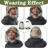 2PCS Midge Nets for Head, Bug Bee Keeper MidgeNet, Breathable