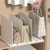 White Bag Storage Stand, Bag, Storage, Divider Stand, Approx. W