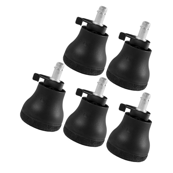 Operitacx 5pcs Furniture Wheel Stoppers for Office Chair Casters Non