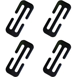 LATRAT Set of 4 Car Seat Belt Adjuster Car Made of Metal Car Seat Belt Clip Car Seat Belt Adjuster