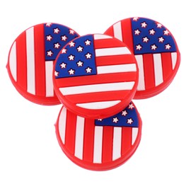 BESPORTBLE 12pcs Tennis Racket Dampeners Tennis Vibration Dampener for Players Us Flag Pattern