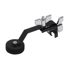 Black Metal Drum Damper Mute Silencer Plus Felt Clamp-on Tone Control Muffler for Drum Kit 145 x 65mm