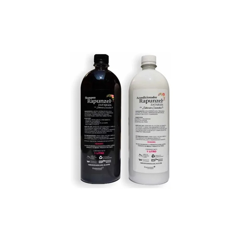 Shampoo Rapunzel Y Acondicionador Zatarain Original