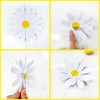 Daisy Party Decorations Yellow White Daisy Polka Dot Garland Double-Sided