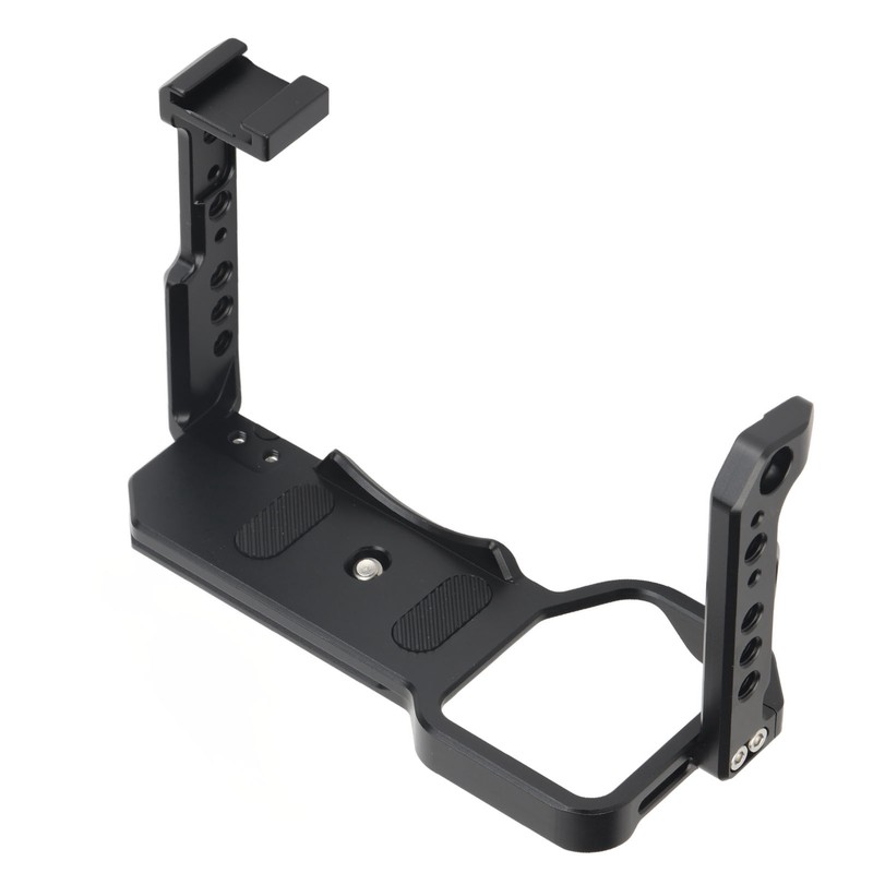 Camera Cage Aluminum Cold Shoe Mounting Plate with 1/4 and
