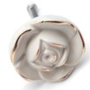 RESFNSE 8Pcs Antique Rose Flower Cabinet Knobs, Vintage Kitchen Shabby