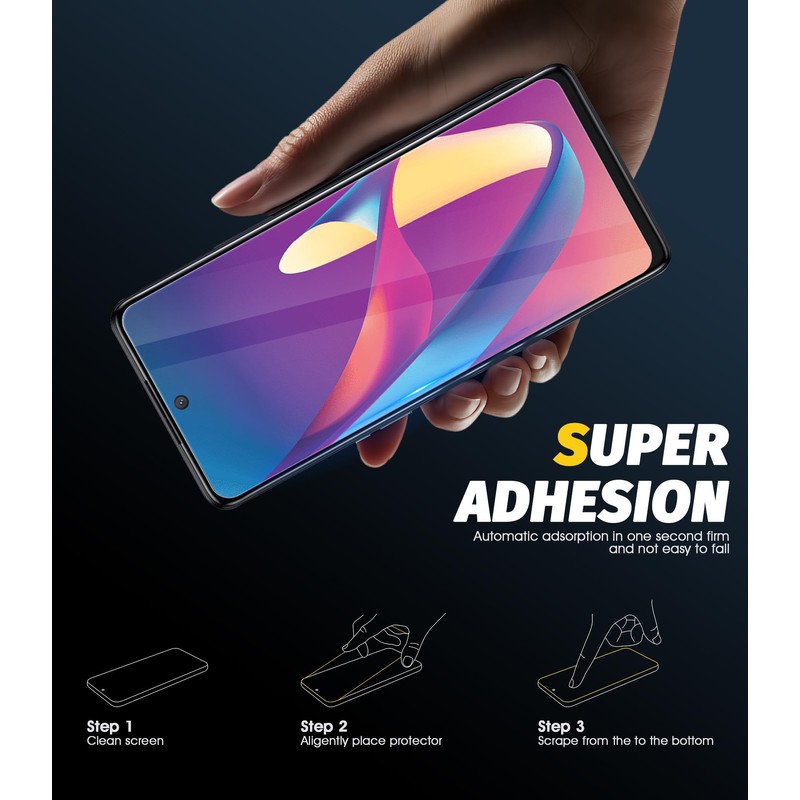 Orzero (3 Pack) Tempered Glass Screen Protector Compatible for TCL