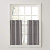 No. 918 Montego Grommet Textured Kitchen Curtain Tier Pair, 56"