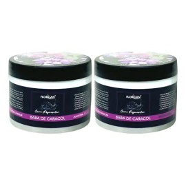 2 Cremas Baba De Caracol Florigan Facial 350 Gramos                                                                                                   