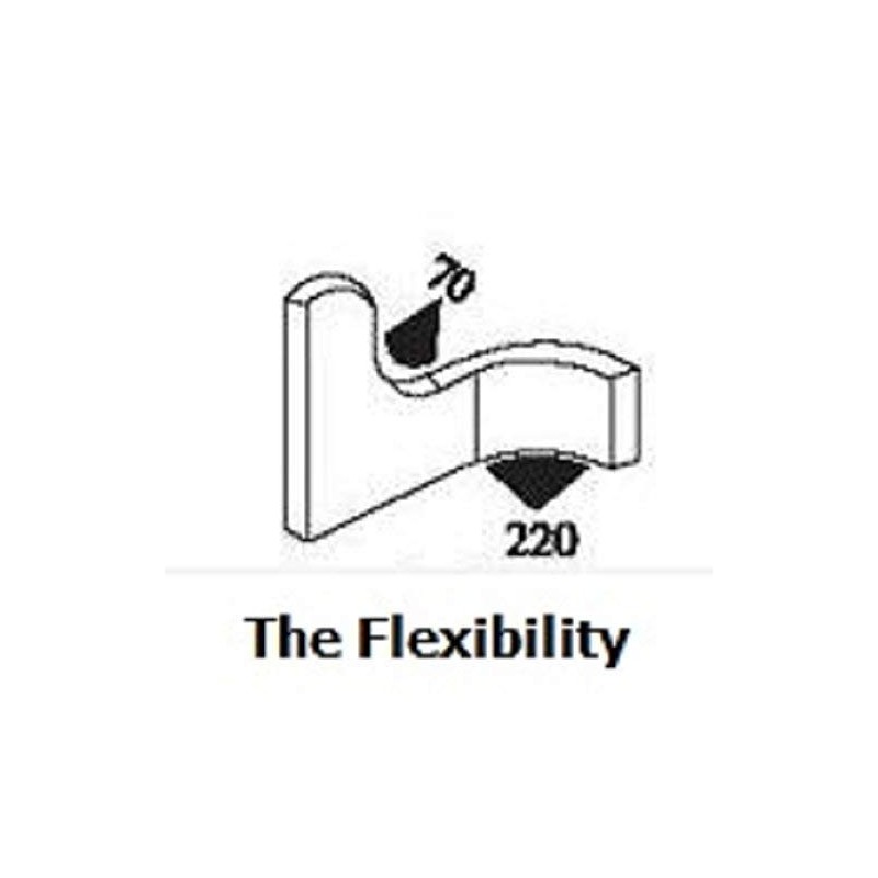 Door Trim Seal with Internal Rubber Flange 45/64" Bulb Diameter