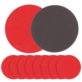 8 Pack Bowling Sanding Pads Bowling Accessories Bowling Ball Sanding Sand Pads Resurfacing Polishing Cleaning Kit, Grit 500, 800, 1000, 1200, 1500, 2000, 2500, 3000 for Different Texture Bowling Balls