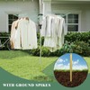 FWTRMRC Outdoor Umbrella Drying Rack 165 Feet Umbrella Clothesline with