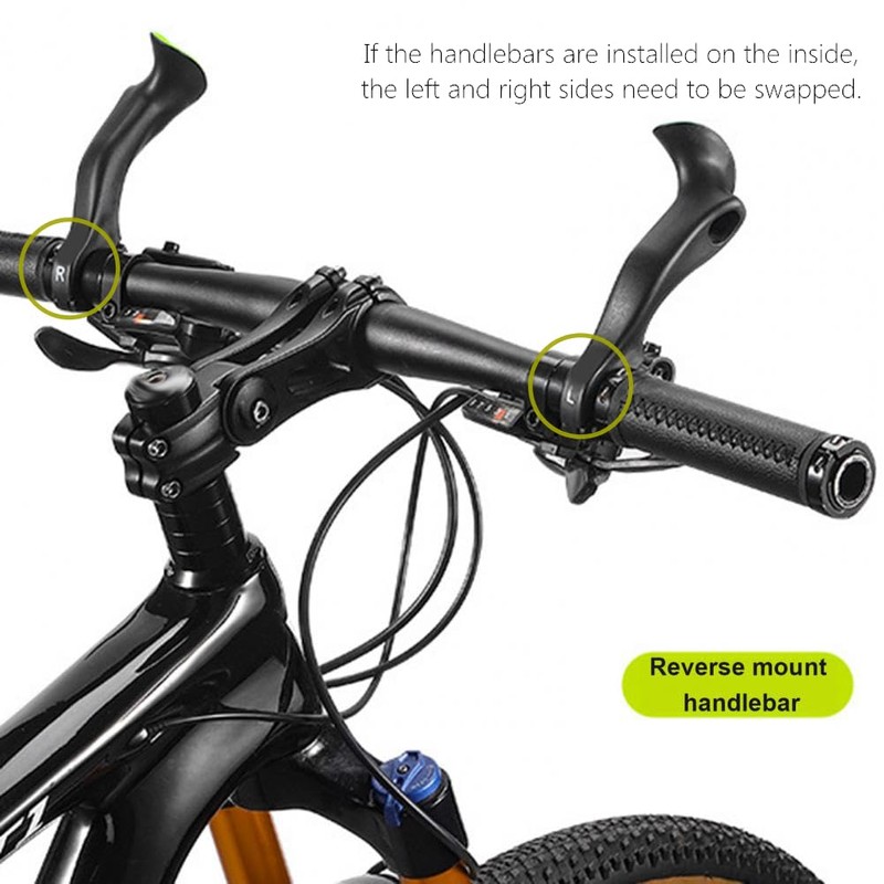 MIOLOE Bike Handlebar Ends Ergonomic No-Slip MTB Mountain Bike Road