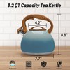 Foedo Tea Pot, 3.2Qt Tea Kettle Stovetop, Food Grade Stainless