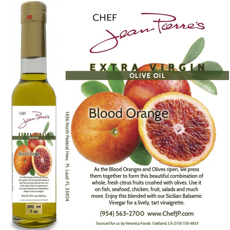100% naturally infused Blood Orange Olive Oil 200ml (7oz)