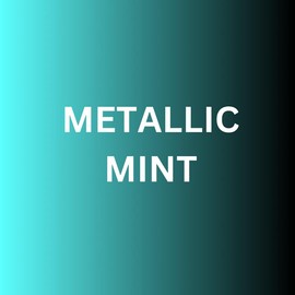 3D Super Puff Heat Transfer Vinyl - Metallic Mint - Size: 10" x 1 Yard