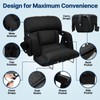 DEKEMASTER 25'' Stadium Seat with Back Support, Sofa-Style Comfort