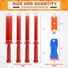 Tanstic 36Pcs Non-Marring Plastic Chisel Scraper, Plastic Razor Blade Scraper