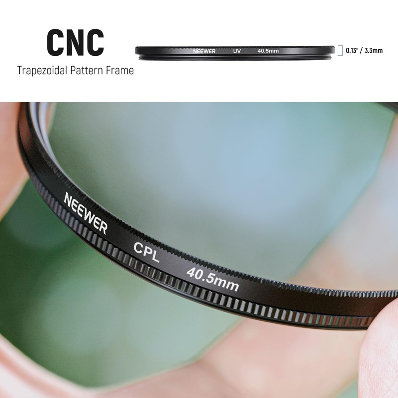 NEEWER 40.5mm ND Filter Pack and Lens Accessories, ND2 ND4