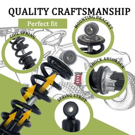 AM130448 Front Shock Absorber Fits for John Deere Gator TH TS TX 4X2 6X4 Turf Diesel Trail Worksite Military（1 Pair ）