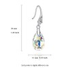 KEETEEN Dream Shine 925 Sterling Silver Color-Change Crystal Drop Dangle