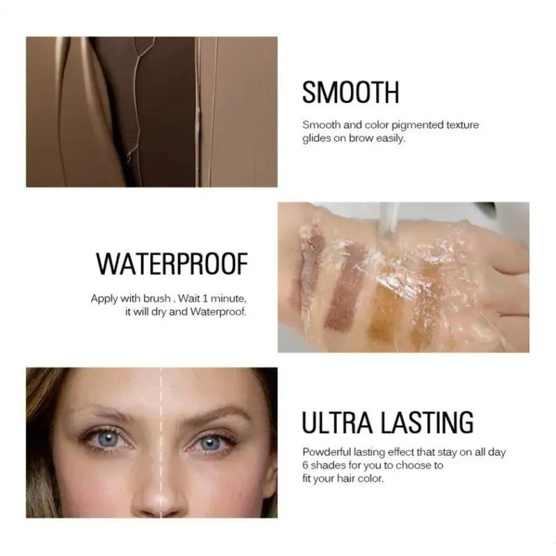 Henna Para Cejas - Gel Ceja Kit Waterproof Larga Duración