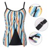 Fashionable Women Surf Clothing Rainbow Striped Sling Single Piece Set