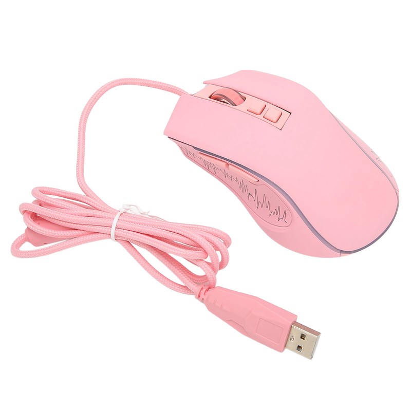 Gaming Mouse USB2.0 4 Adjustable DPI RGB Backlit Ergonomic Design