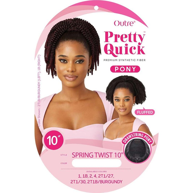 Outre Pretty Quick - Drawstring Pony - Spring Twist 10"