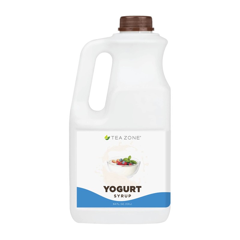 Tea Zone J1096 64 fl. oz Yogurt Syrup for Tea,