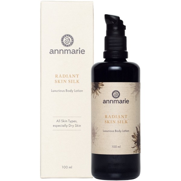 Annmarie Skin Care Radiant Skin Silk - Luxurious Body Lotion with Chamomile, Green Tea + Sunflower Seed Oil (100 Milliliters, 3.4 Fluid Ounces)