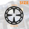 HUAREW 4.75-Inch Gas Ring Reducer, Bottom Uniform Heating, Cast Iron