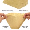 400 Count #4 Cone Coffee Filters, Unbleached Natural Paper 8-12