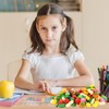 24 Pcs Mini Fruit Vegetable Erasers, 3D Fruit Pencil Erasers,