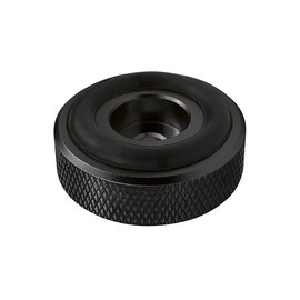 Dynavox Set of 4 Midi Aluminium Feet for HiFi Devices such as Speakers, Amplifiers and Turntables Black Anodised