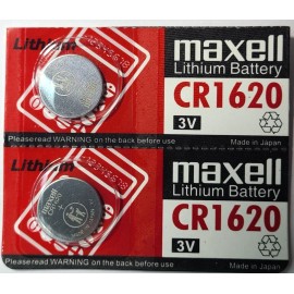 Maxell 2 PK CR1620 MAXELL (MADE IN JAPAN) DL1620 ECR1620 (GOOD EXP 12/2029) FREE SHIP