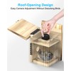 Bird House with Camera Solar Powered,2K HD Wi-Fi Bird Watching,