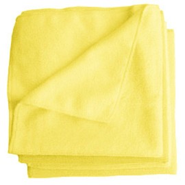 M&Y Yellow Microfiber Cleaning Towel 15"x15" Polishing Cloth Ultra Soft & Absorbent!