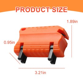 Niahm Reel Lawn Mower Blade Sharpener for Push Mower, Push Mower Sharpener for Reel Mower, Orange