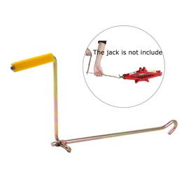 Plum Garden Car Truck Van Scissor Lift Jack Crank Handle, Car Steel Tire Wheel Lug Wrench Scissor Jack Crank