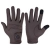 eGlove GripPro LITE 2024 - Lightweight, Breathable, Grippy & Hardwearing Equestrian Riding Gloves - Touchscreen Friendly (Brown/Brown (2024), Large)