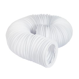 Airflow 9041557R 125mm X 6M PVC Flexi Duct Flexible, White