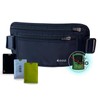 EGOO - Ultralight RFID Money Belt with Adjustable Elastic Strap