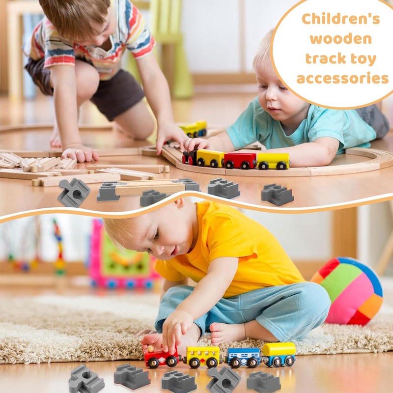 BelleVive 10 Pack Track Connectors Compatible Adapter Connects Both Systems