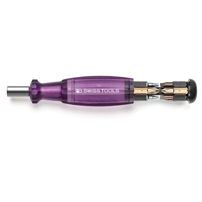 PB SWISS TOOLS 6464.PURPLE Multicraft C6 Driver Bit Set of
